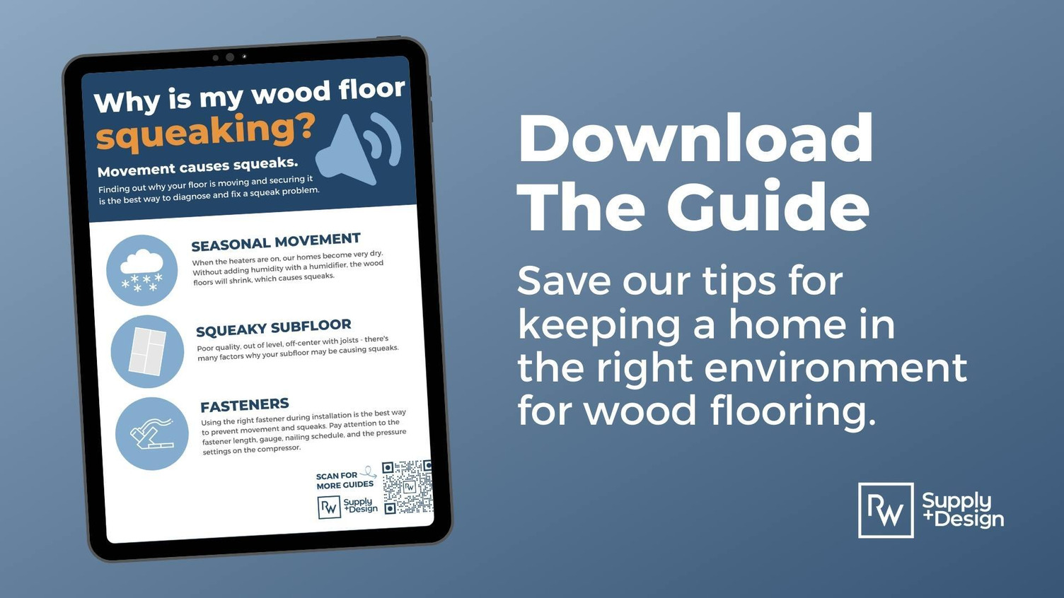 How to Silence the 4 Types of Squeaky Floors RW Supply + Design